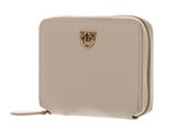 PINKO Taylor Zip Around Wallet Beige - Smoke Grey - Antique Gold