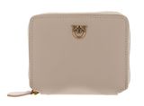 PINKO Taylor Zip Around Wallet Beige - Smoke Grey - Antique Gold