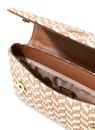 GUESS Tessi Flap Shoulder Bag Cognac Multi