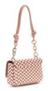 GUESS Tessi Flap Shoulder Bag Coral Pink Multi