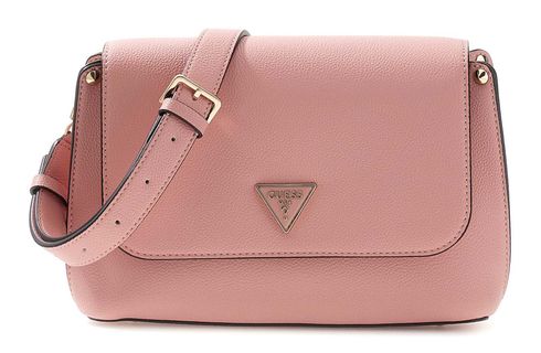GUESS Meridian II Flap Crossbody Bag Coral Pink