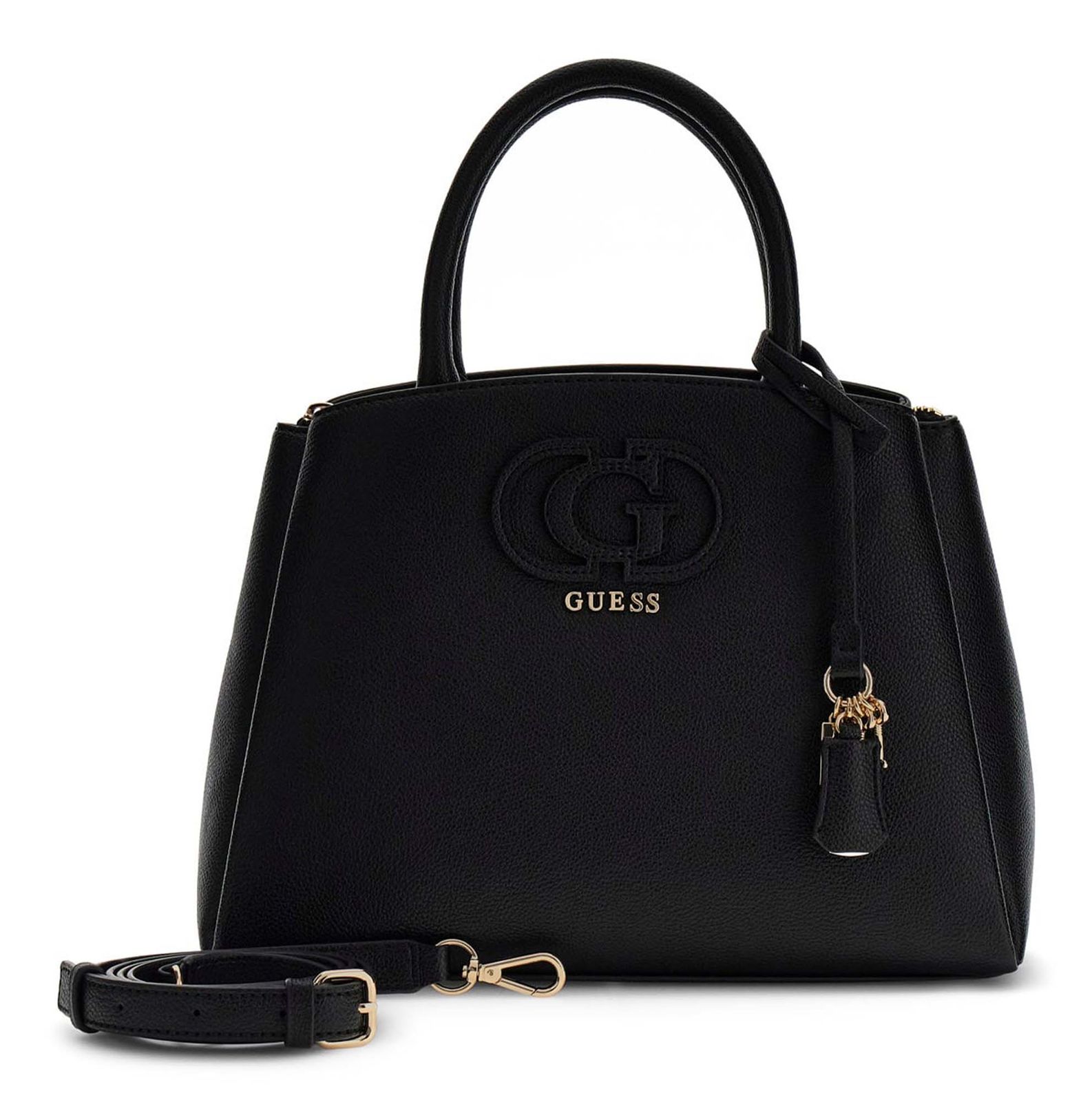 GUESS Isola 3 Compartment Satchel Black