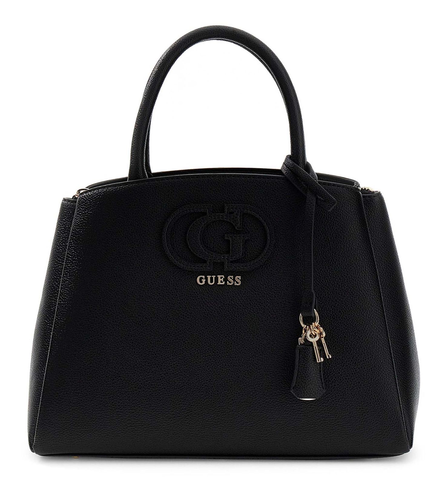 GUESS Isola 3 Compartment Satchel Black GUESS Isola 3 Compartment Satchel Black