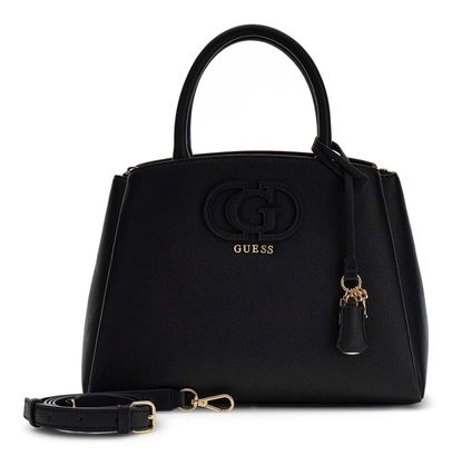 GUESS Isola 3 Compartment Satchel Black