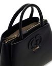 GUESS Isola 3 Compartment Satchel Black GUESS Isola 3 Compartment Satchel Black