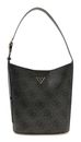 GUESS Meridian II Bucket Bag Coal Logo