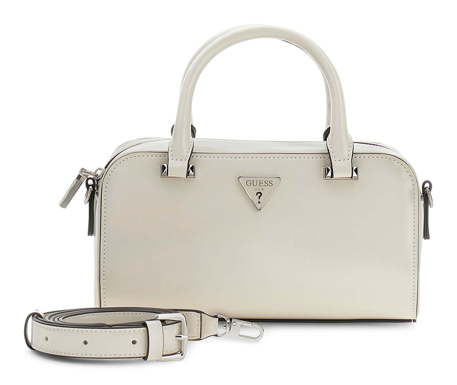 GUESS Arnela II Mini Satchel Bone GUESS Arnela II Mini Satchel Bone