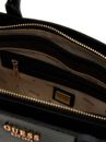GUESS Leona Multi Compartment Satchel S Black GUESS Leona Multi Compartment Satchel S Black