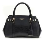 GUESS Leona Multi Compartment Satchel S Black GUESS Leona Multi Compartment Satchel S Black