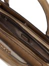 GUESS Leona Multi Compartment Satchel S Beige