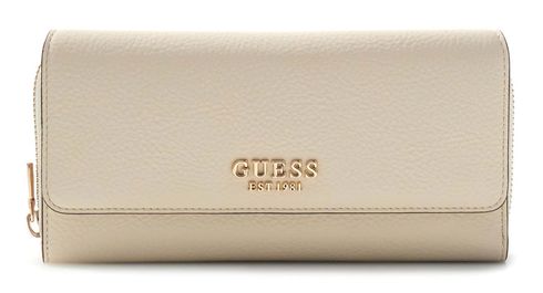 GUESS Brooke Clutch Organizer L Cream White