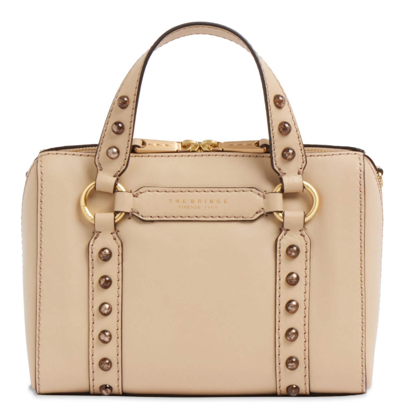 THE BRIDGE Laura W Handbag With Shoulder Strap Butter / Oro