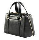 THE BRIDGE Laura Handbag Nero / Oro THE BRIDGE Laura Handbag Nero / Oro
