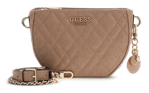 GUESS Isemay Mini Crossbody Bag Pale Mocha