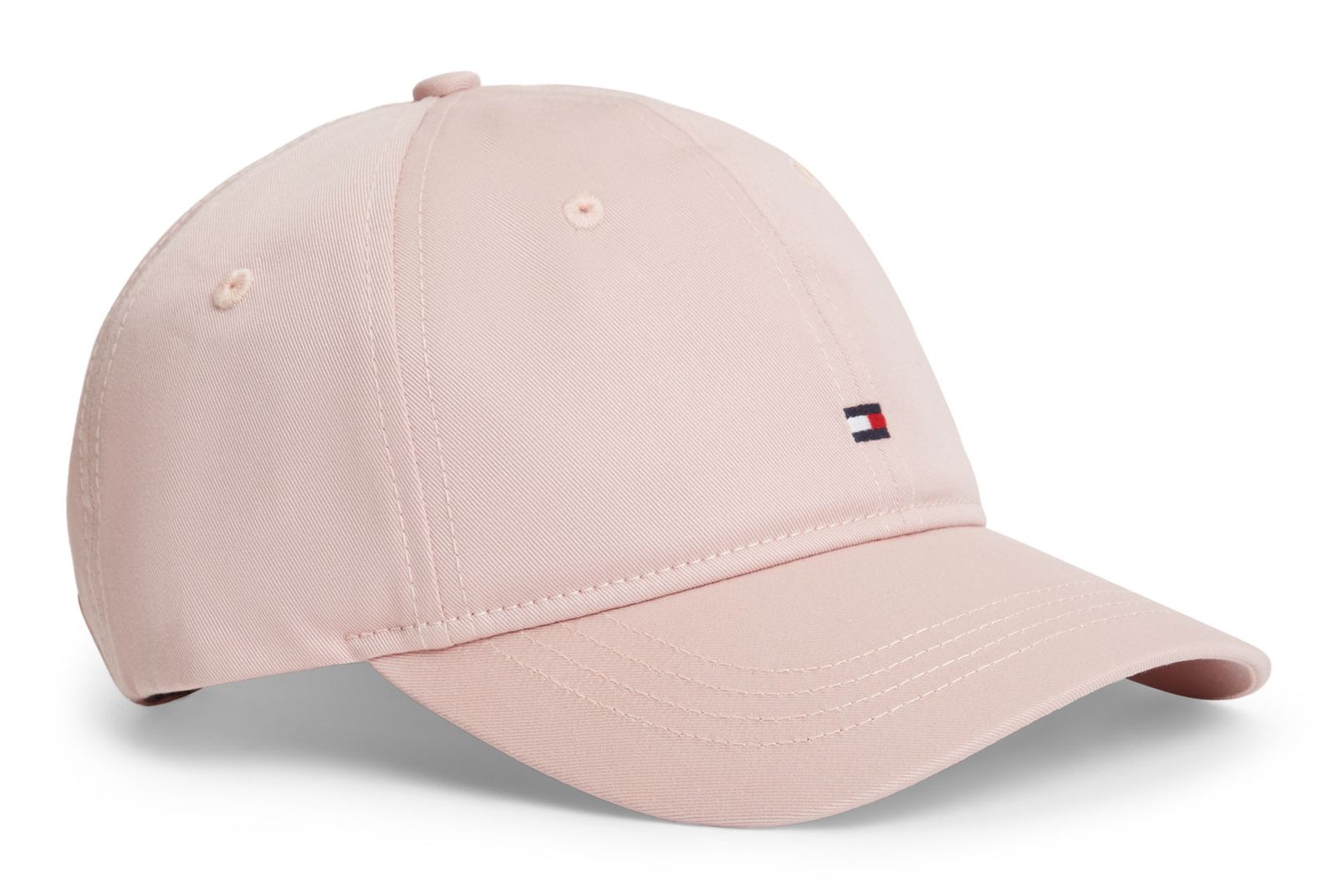 TOMMY HILFIGER TH Flag Soft 6 Panel Cap Foggy Pink