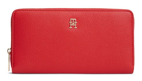 TOMMY HILFIGER TH Icon Zip Around Wallet L Primary Red