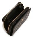 TOMMY HILFIGER TH Icon Zip Around W / Flap Mono Wallet M Black