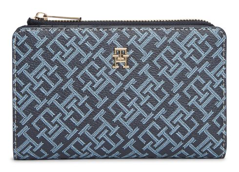TOMMY HILFIGER TH Icon Bifold Wallet Monoplay Blue Mix