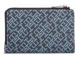 TOMMY HILFIGER TH Icon Bifold Wallet Monoplay Blue Mix