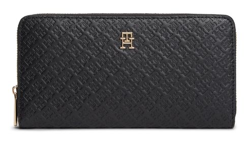 TOMMY HILFIGER TH Icon Zip Around Wallet L Black