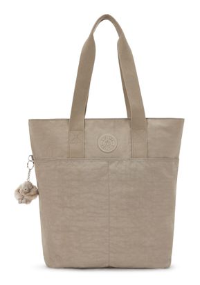 kipling Basic Hanifa Tote Soft Taupe