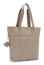 kipling Basic Hanifa Tote Soft Taupe