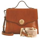 THE BRIDGE Irene Top Handle Bag Cognac / Oro