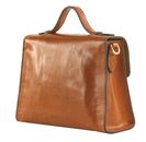 THE BRIDGE Irene Top Handle Bag Cognac / Oro