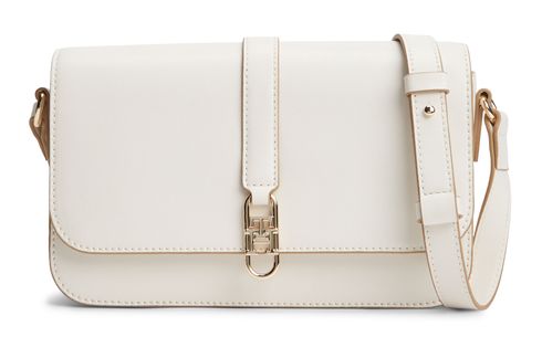 TOMMY HILFIGER TH Libre Flap Crossover Bag Soft Cream