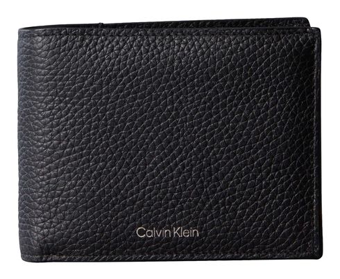 Calvin Klein Foil Emboss Trifold W / Card Wallet Black