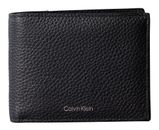 Calvin Klein Foil Emboss Trifold W / Card Wallet Black