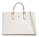TOMMY HILFIGER TH Daily Satchel Mono Soft Cream