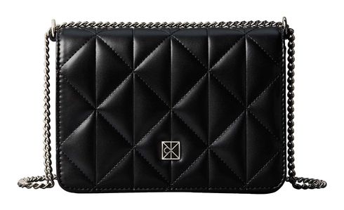 Calvin Klein Quilted Mini Chain Bag Black