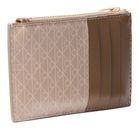 Calvin Klein Emblem Top Zip Cardcase Desert Taupe Aop
