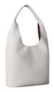 Calvin Klein Slouchy Pebble Shoulder Bag M White Alyssum