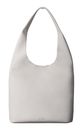 Calvin Klein Slouchy Pebble Shoulder Bag M White Alyssum