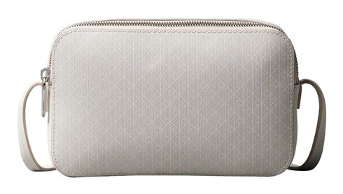 Calvin Klein Coated Emblem Camera Bag White Lily Aop