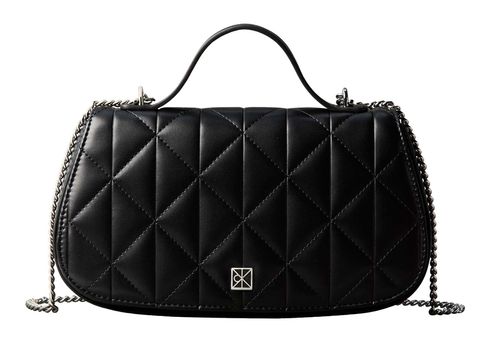 Calvin Klein Quilted Top Handle Bag Black
