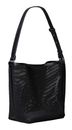 Calvin Klein Emblem Mesh Bucket Bag Black