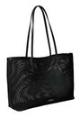 Calvin Klein Emblem Mesh Tote Bag Black