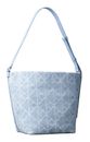 Calvin Klein Emblem Aop Denim Bucket Bag Light Wash