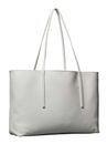 Calvin Klein Coated Emblem Shopper Lily White AOP