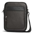 TOMMY HILFIGER TH Flag Monogram Mini Reporter Bag Black