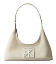 Calvin Klein Emblem Mesh Shoulder Bag White Alyssum