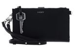 DKNY Alanna Crossbody Wallet Black / Silver