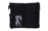 DKNY Alanna Crossbody Wallet Black / Silver