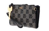 DKNY Alanna Crossbody Wallet BK Logo - BK