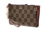 DKNY Alanna Crossbody Wallet Chino / Hot Cocoa