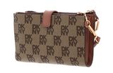 DKNY Alanna Crossbody Wallet Chino / Hot Cocoa