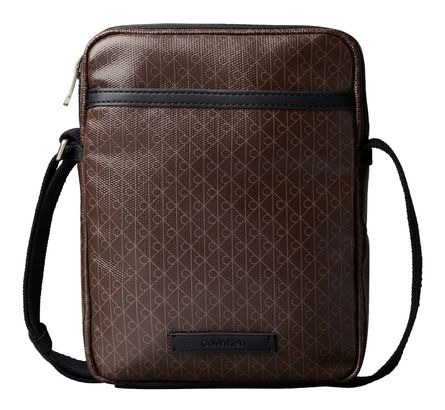 Calvin Klein Emblem Aop Coated Slim Reporter Mulch AOP